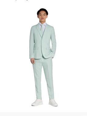 OppoSuits Mint Green 3-Piece Boy’s Suit